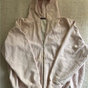 Brandy Melville Light Pink Oversized Jacket